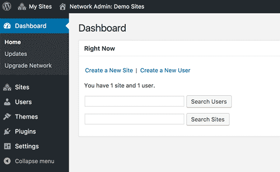 How to configure Network settings