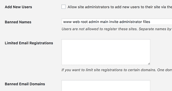 opening your multisite network to registration