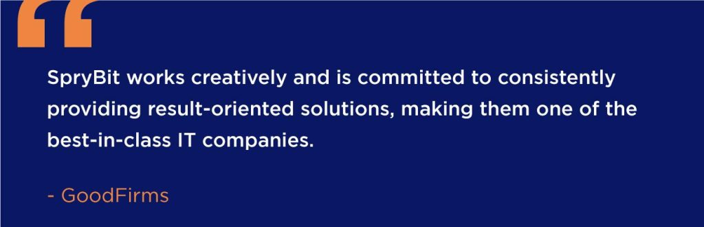 Sprybit Feedback GoodFirms